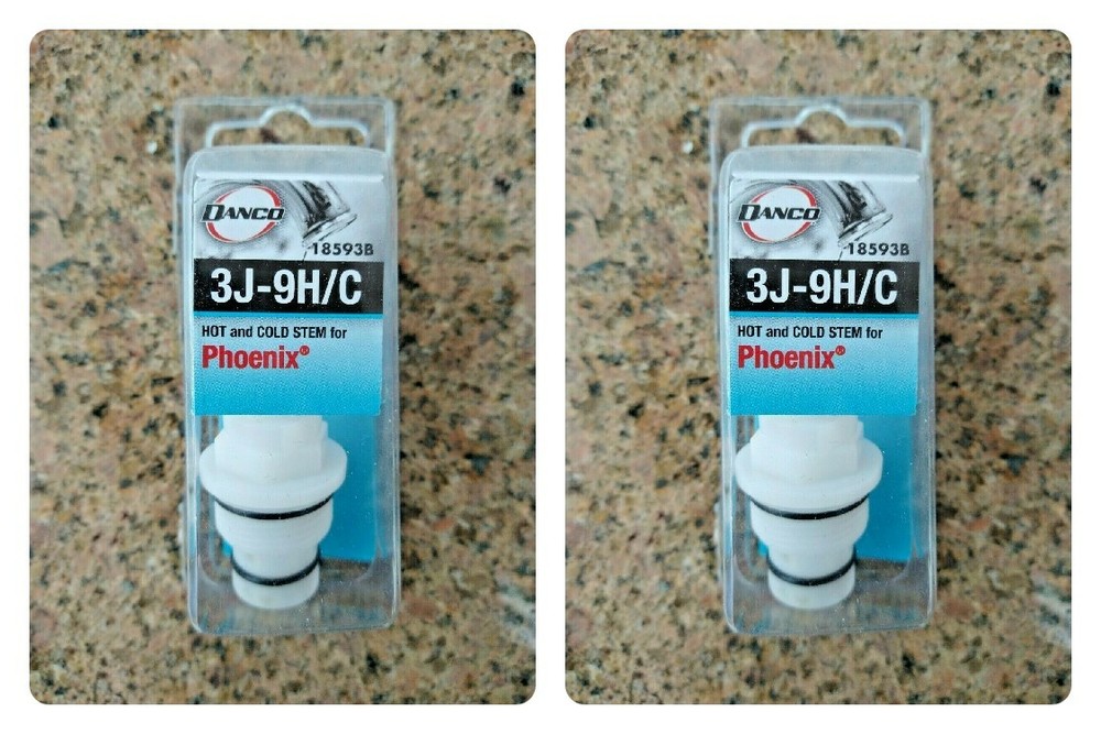 Danco Lavatory Phoenix Hot/Cold Stem, 3J-9H/C, 18593B - 2 PACK