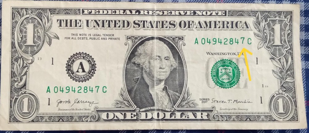 $1 Error Note Stuck Digit Gas Pump Odometer 7s 8s & 9 (SEE DESCRIPTION!!!)