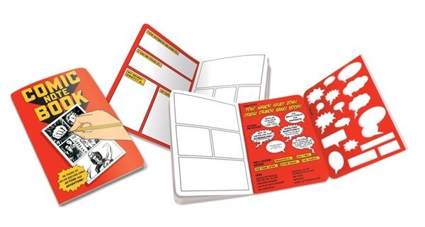 Comic Book NoteBook Large Version with Panels For Drafts and Drawings NEW UNUSED