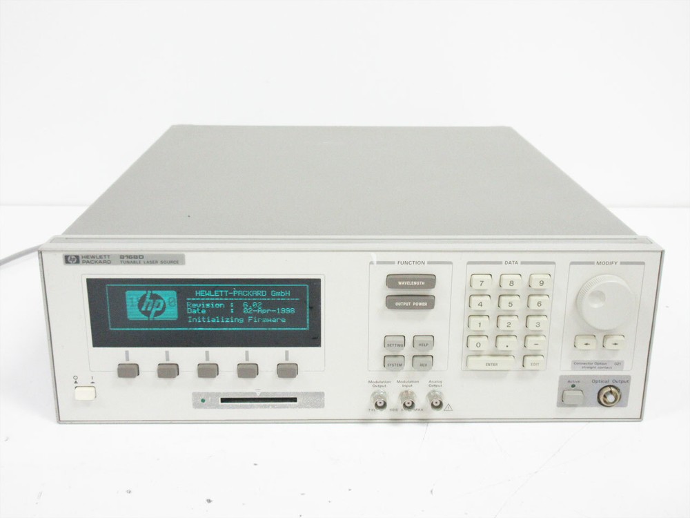 HP 8168D TUNABLE LASER SOURCE 1550NM, -4DBM