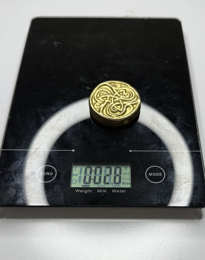 Nordic Gold Celtic Knot Coin!!!