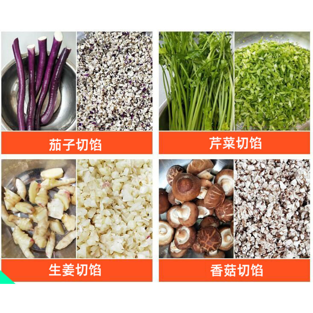 Commercial Electric Food Processor - Vegetable Chopper - Cabbage Meat Ginger