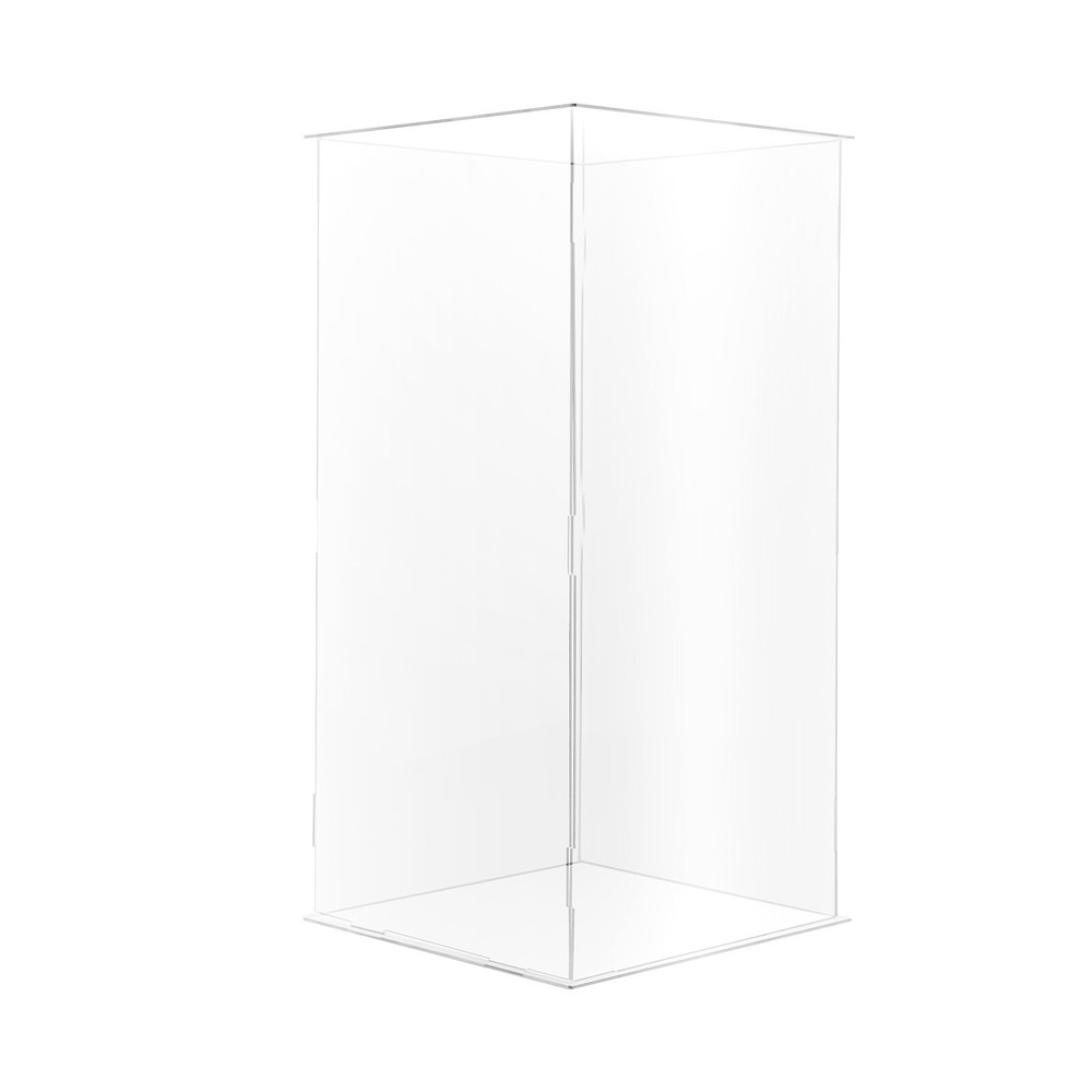 24" Large Acrylic Display Case Dustproof Clear Box Action Figures Case Organizer