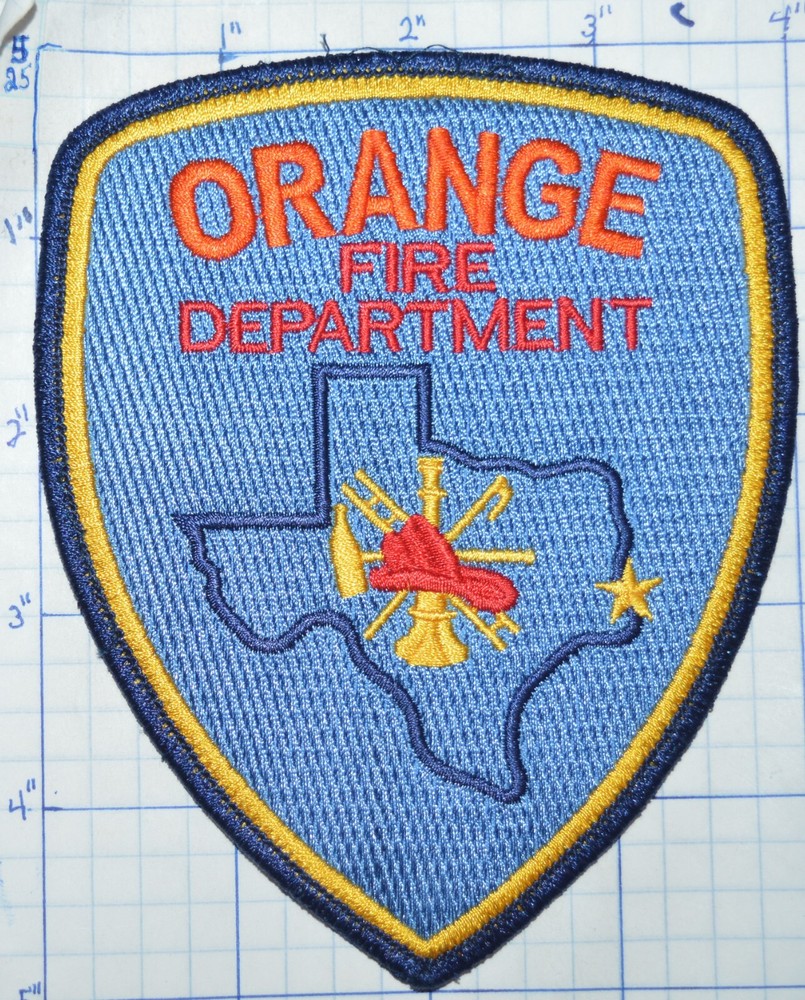 TEXAS, ORANGE FIRE DEPT PATCH