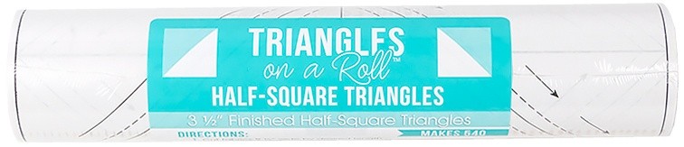 Half-Square Triangles On A Roll  50' 3.5" Finished Size