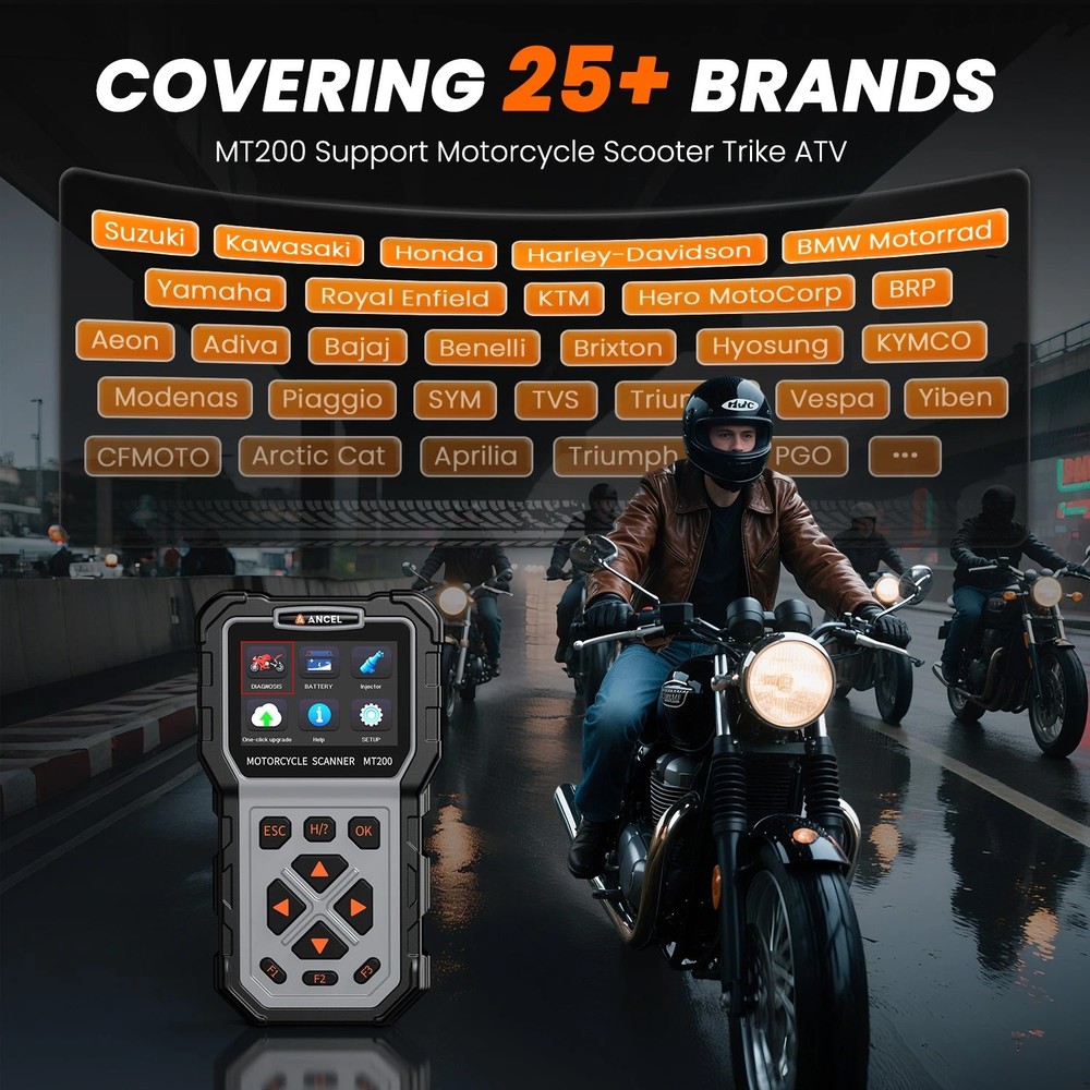 Fit for Triumph SUZUKI Motorcycle Scanner OBD2 Diagnostic Scan Tool Code Reader