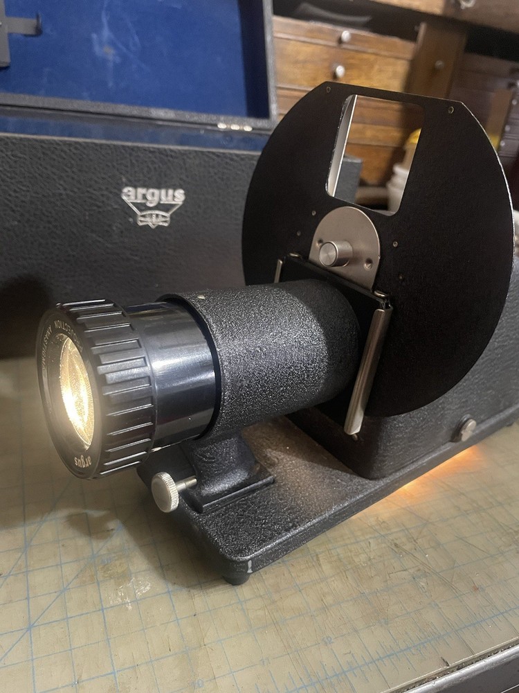 Vintage Argus Slide Projector In Case