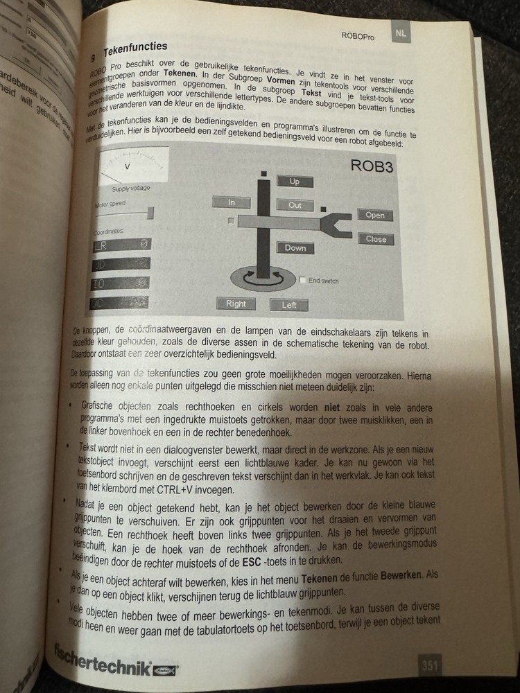 fischertechnik ROBO Pro Software Handbook+CD