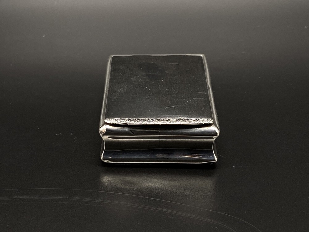 Antique Georgian Solid Silver Snuff Box 1810 Thropp & Taylor