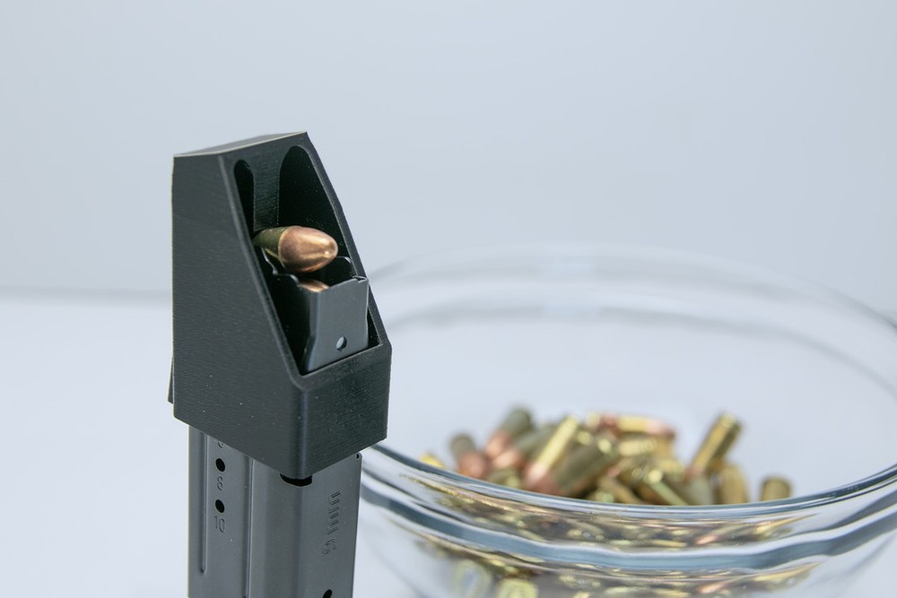 RangeWrks Magazine / Speed Loader for 1911 Single Stack In 9mm - BLACK