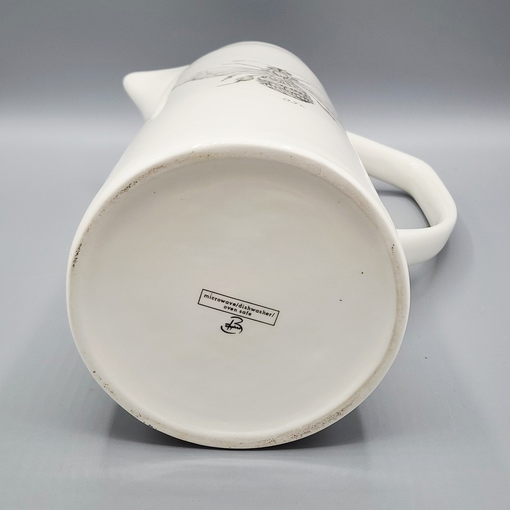 Bee Pitcher By Creative Co-op B Daphne. Ceramic 64oz.