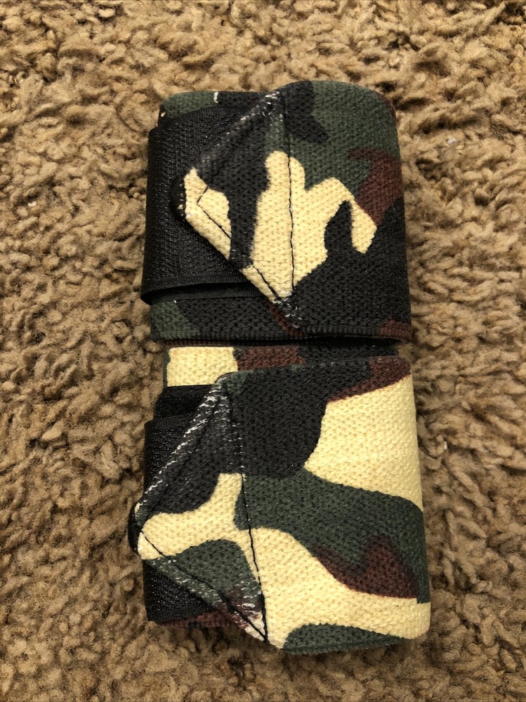 Core By Sha Camo Wrist Wraps Weightlifting