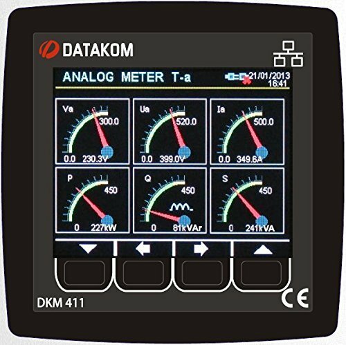 DATAKOM DKM-411 Network Analyzer Multimeter Panel