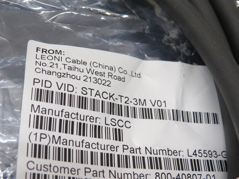 Open Box Genuine Cisco STACK-T2-3M STACKING CABLE 800-40807-01