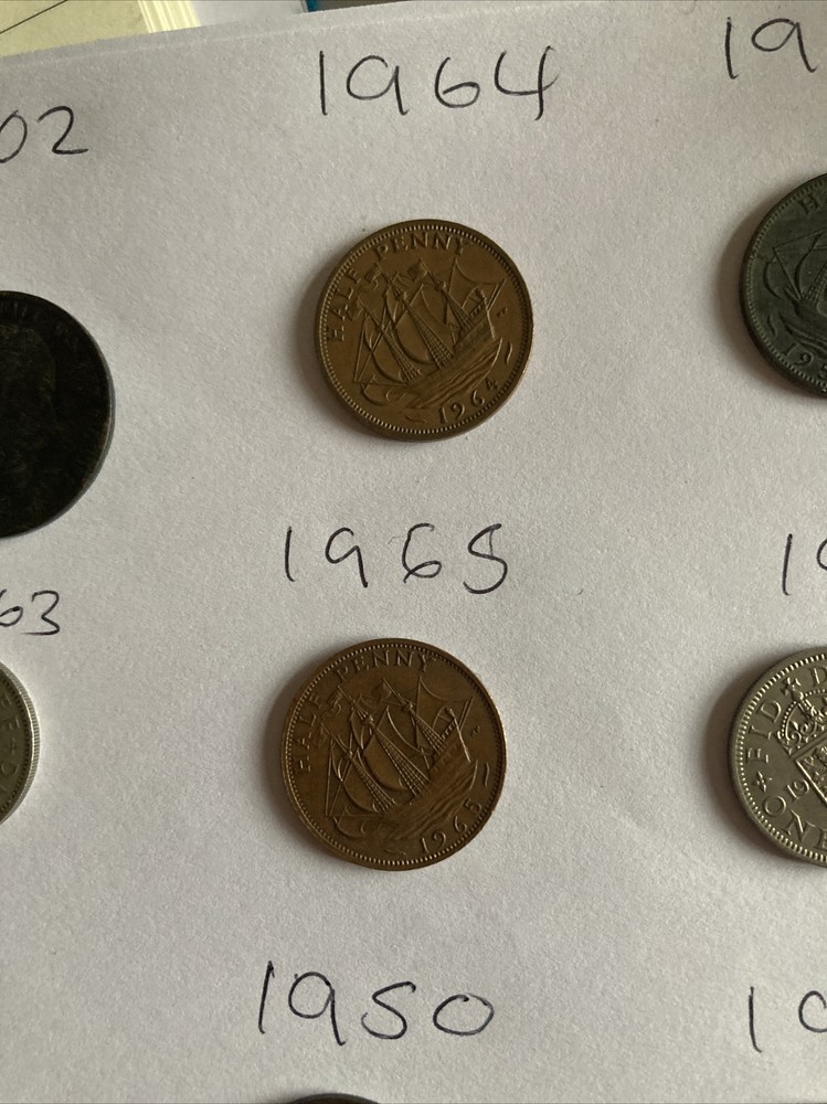20 Old British Coins