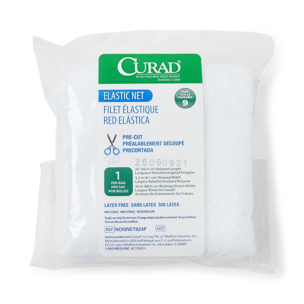 Precut Elastic Dressing Retainer Net, 9" x 24", Each
