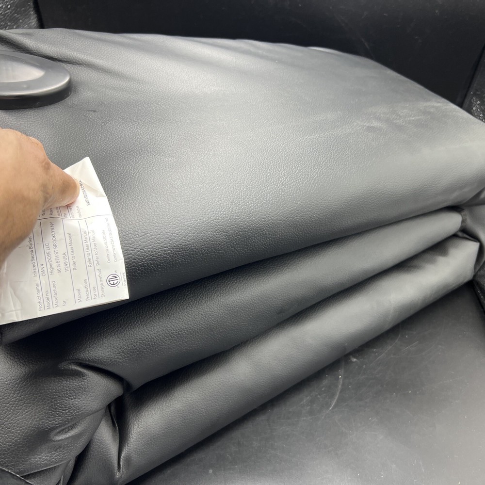 NEW HigherDOSE Black V4 Infrared Sauna Blanket - *NO CONTROL MODULE/CABLE *