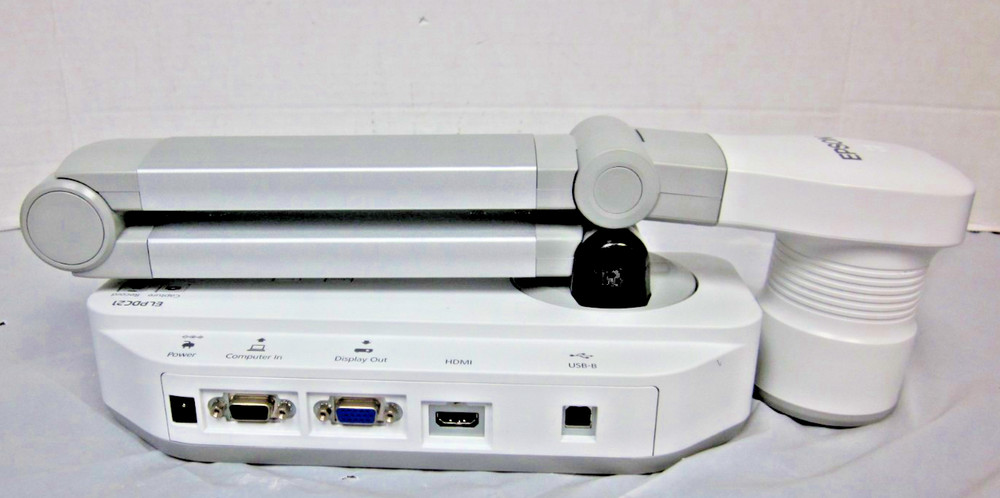 EPSON ELPDC21 Document Camera DC-21 NO CABLES/NO PS