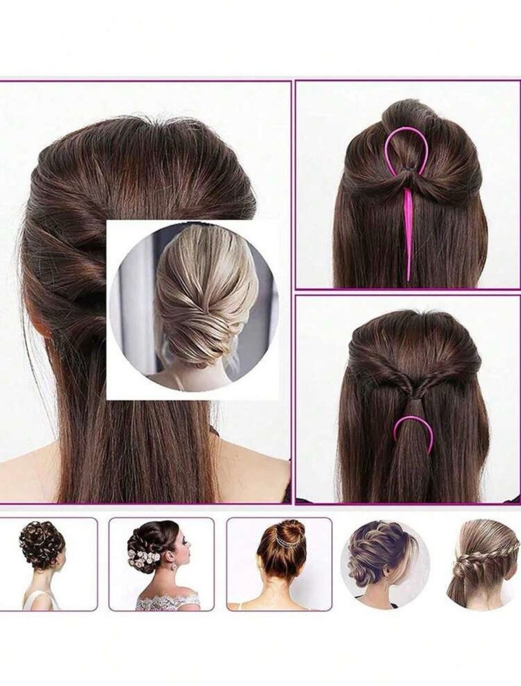 Pink Hair Styling Tool Set