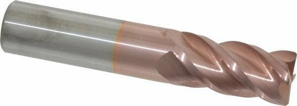 Accupro 3/4" Diam 4 Flute Single End Solid Carbide 0.03" Corner Radius End Mi...