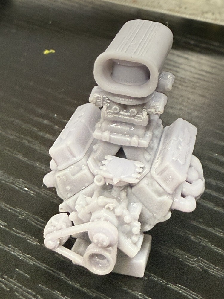 1/25 Ford Windsor Tunnel Ram Engine 12k 3D Printed