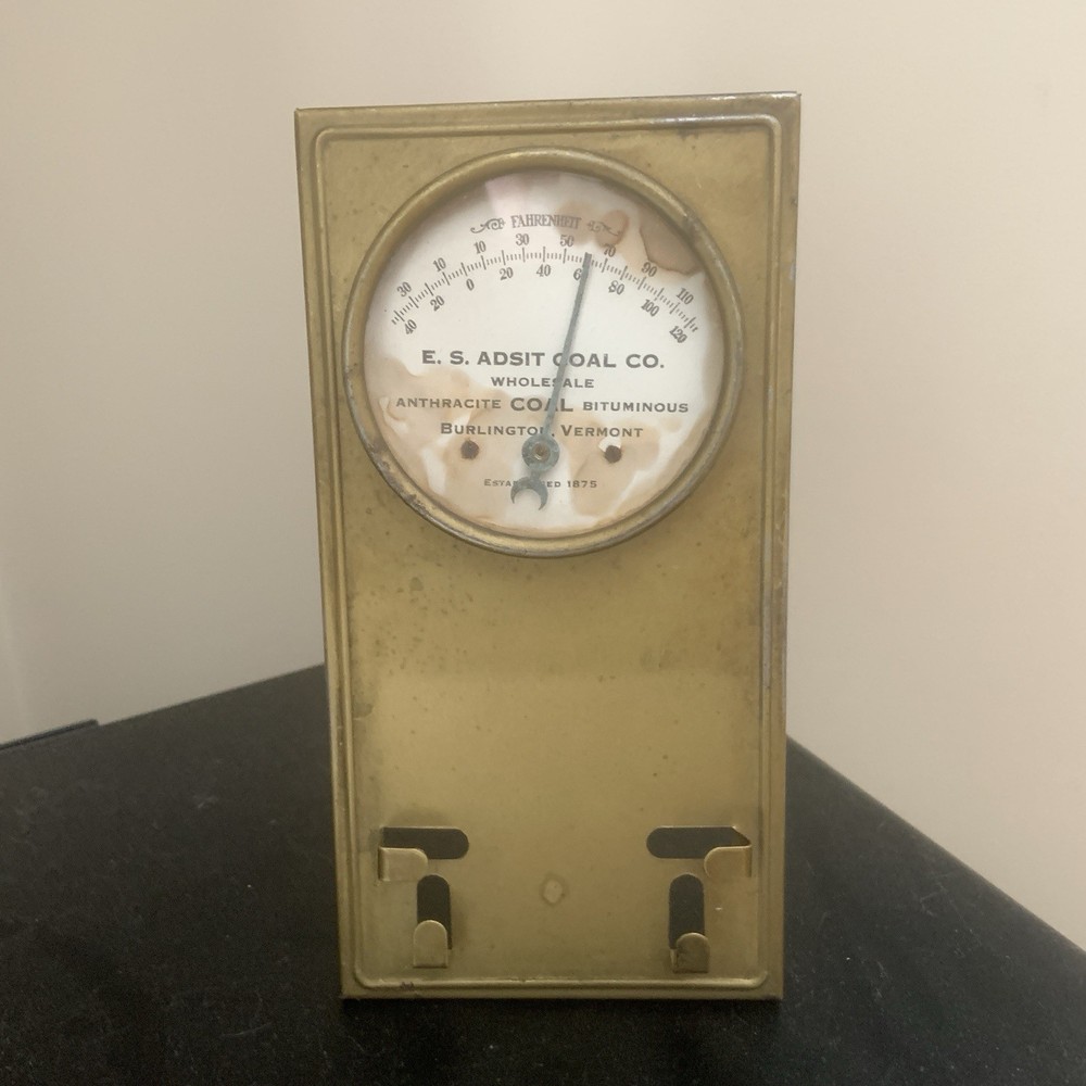 Vintage Coal Thermometer