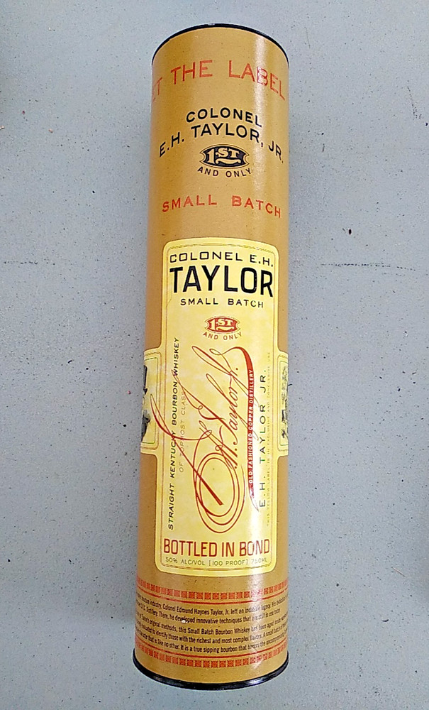 Colonel E H Taylor ~Small Batch 750 ML Empty Tube (Tube Only)