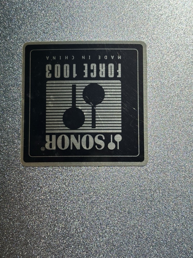 Sonor Force 1003 22” Silver Bass Drum