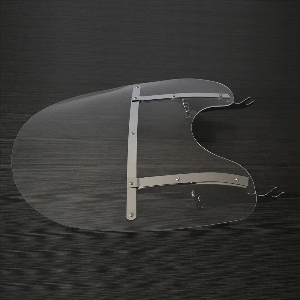 Clear Windshield Windscreen For Harley Heritage Softail Classic FLSTC 2000-2017