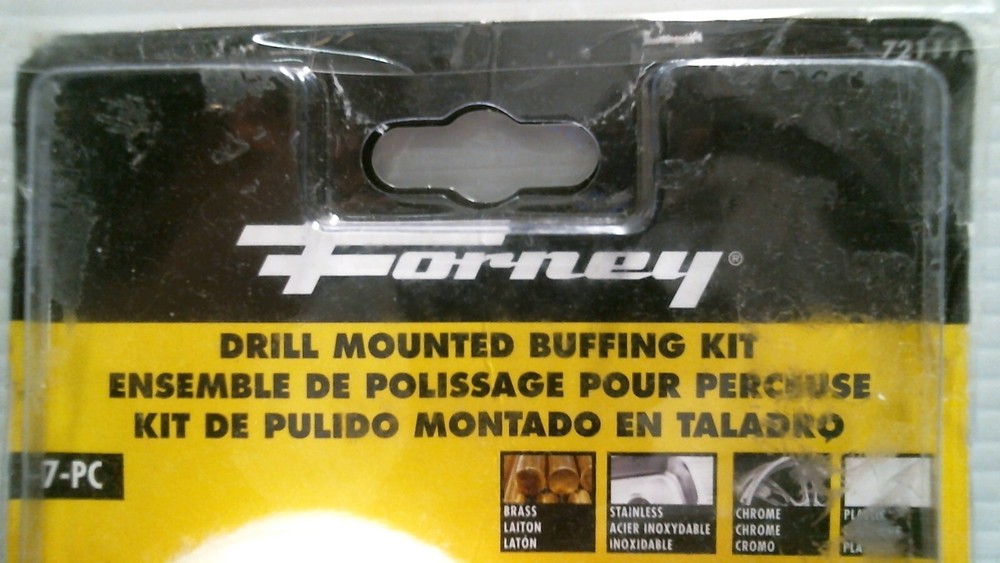 Forney Drill Mounted Buffing Kit, 7 pc. (72111) FS
