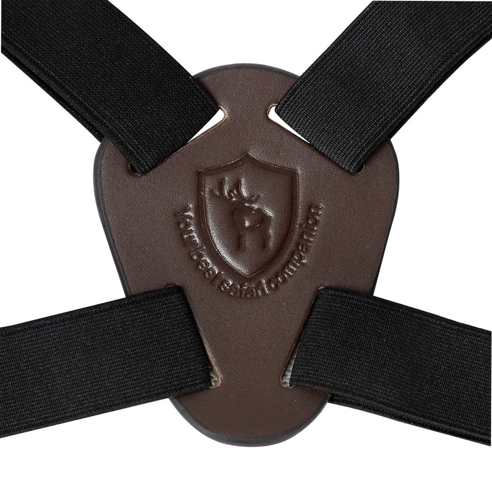 Tourbon Binocular Harness Universal Leather Camera Belt Strap Quick Release Hunt