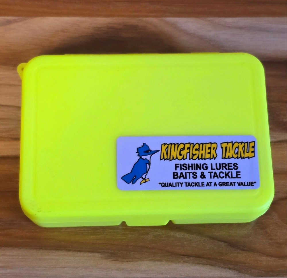 Kingfisher Tackle Fly Box Foam Insert Impact-Resistant Plastic Construction