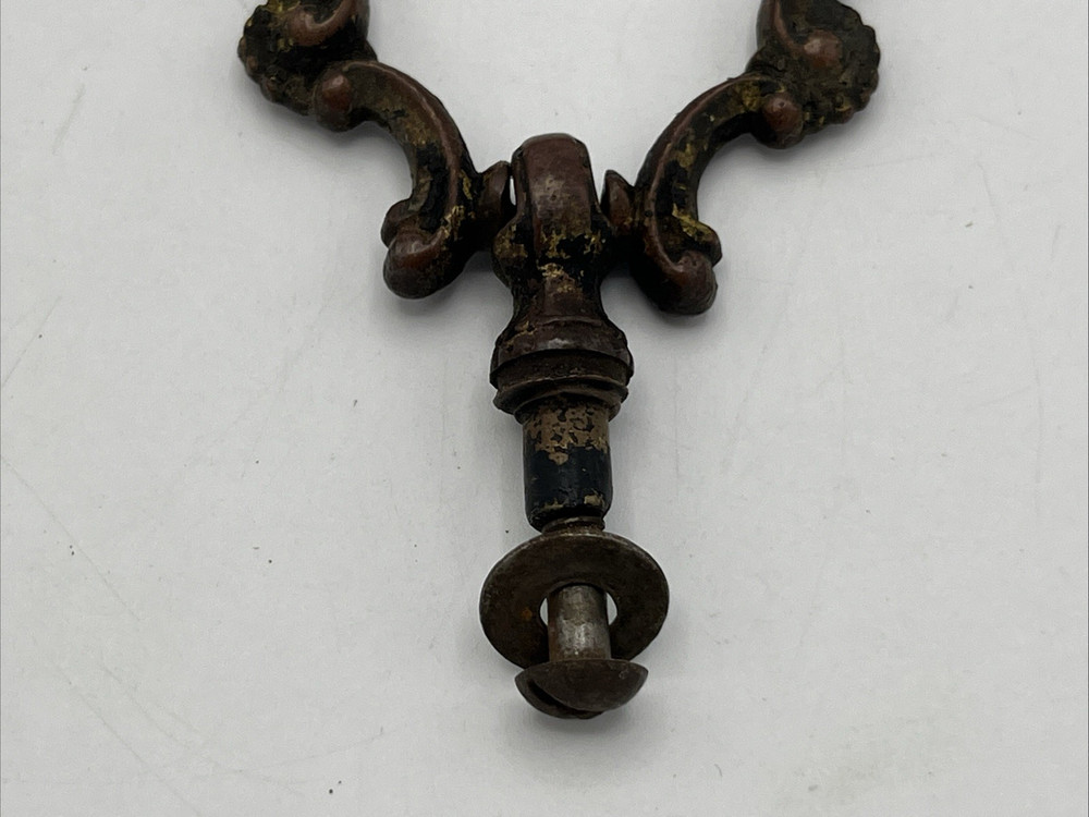 Antique Brass Copper Drawer Pull Drop Ring Pull Knob