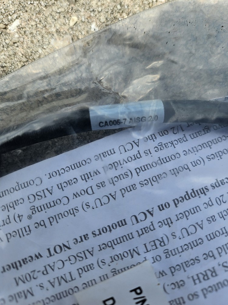 RFS CA005-7 AISG 2.0 RET Cable HALF METER .5M