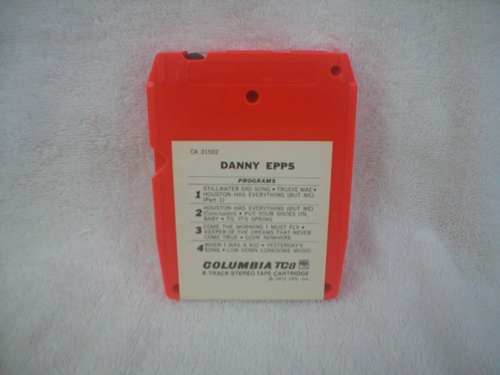 DANNY EPPS - SELF TITLED / 8 TRACK TAPE / 1972