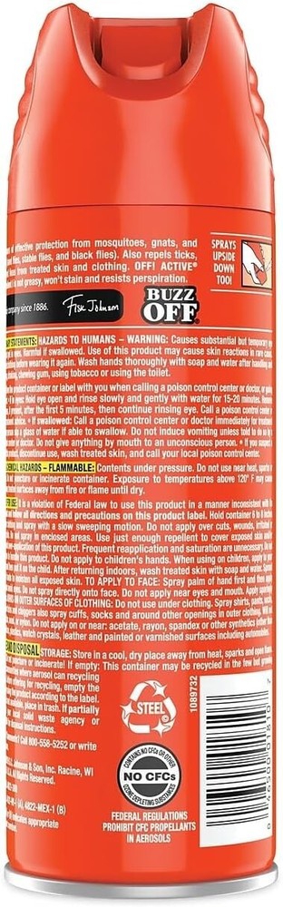 OFF! Active Sweat Resistant Insect Repellent (Pack of 3)