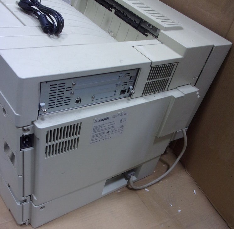 Lexmark 4025-001 W820 Network Laser Printer USB SEE NOTES