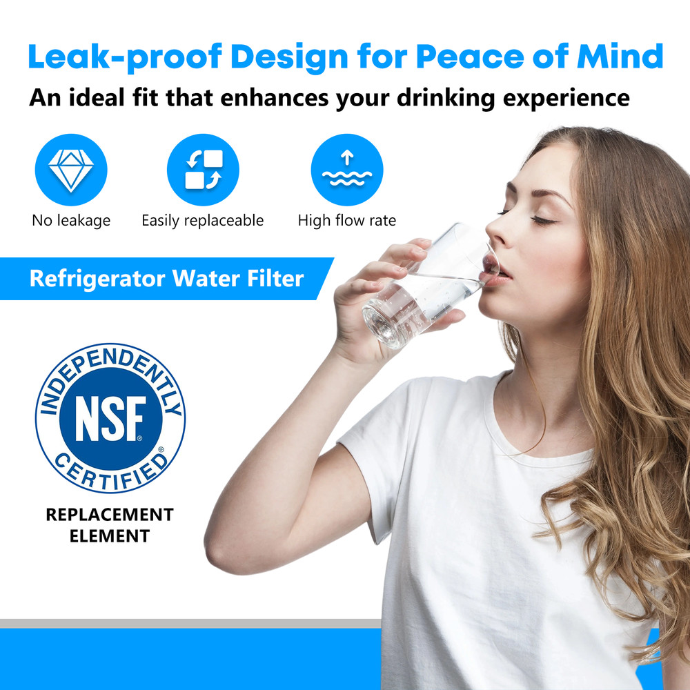 4Pack GE MSWF Replacement Refrigerator Water Filter