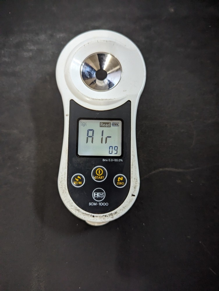 HM Digital Digital Refractometer SCM-1000 Brix Reader READ DESCRIPTION