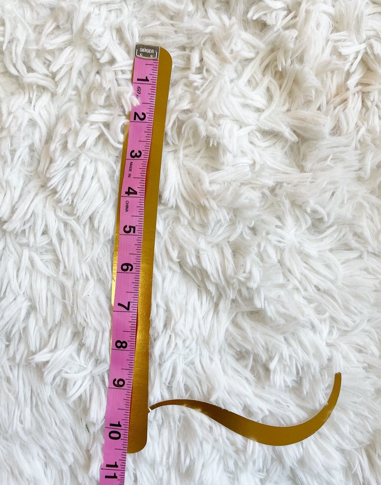 Custom letters/name cutout