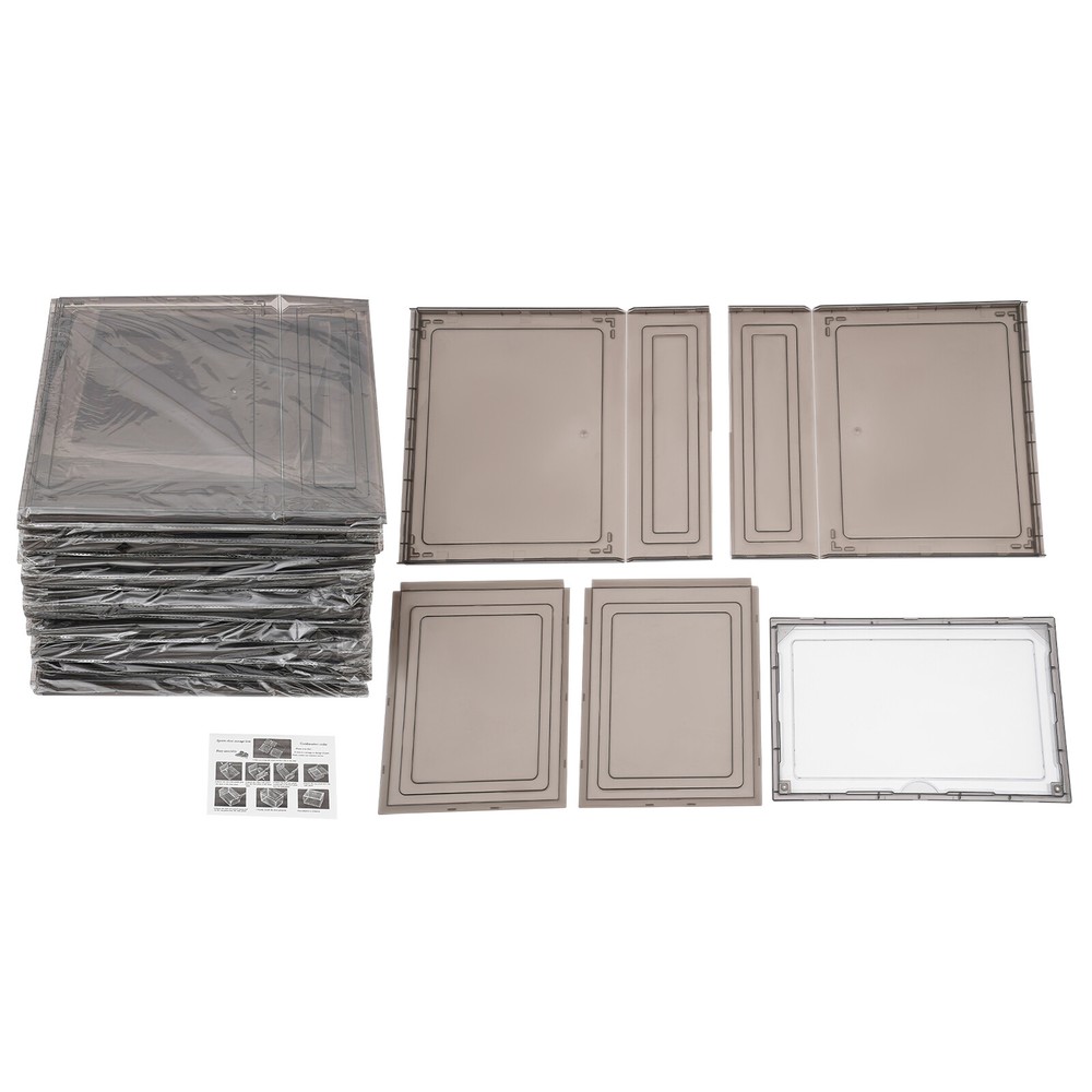 12Pcs Clear Acrylic Stackable Shoe Boxes for Premium Sneaker Display and Storage