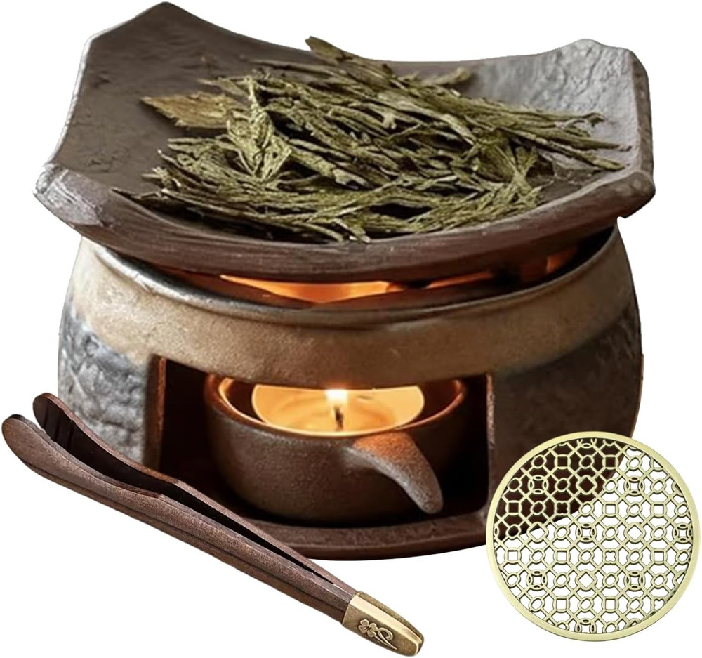 Incense Burner Kit, Cedar and Zen Burner, Ceramic Aromatherapy Burner,Includes W