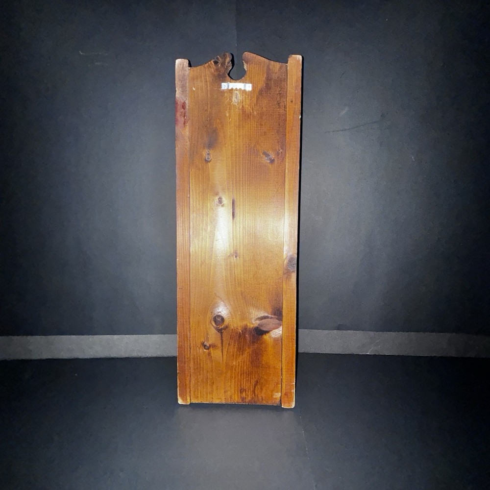 Rustic Wood Mail Organizer With Key Pegs