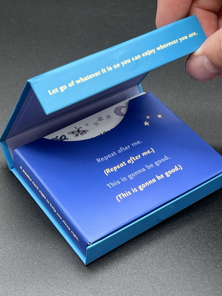 Affirmators Mantras Evening Night Affirmation Cards Deck Gift