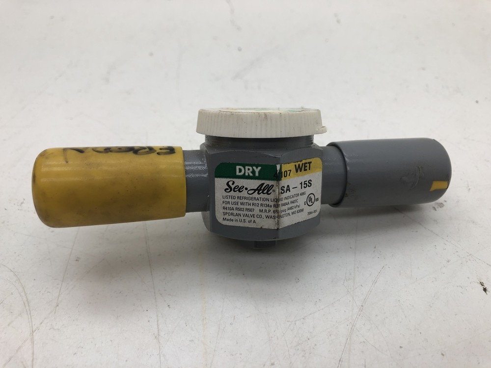 SPORLAN VALVE CO. SA-15S REFRIGERATION VALVE INDICATOR