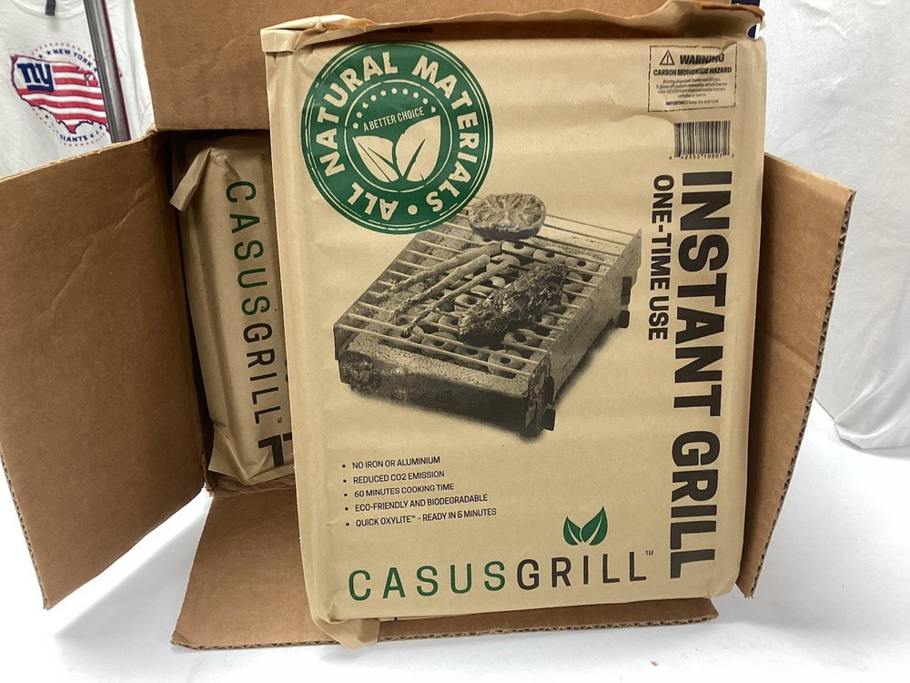 4-PACK: Biodegradable Instant Grill by Casus