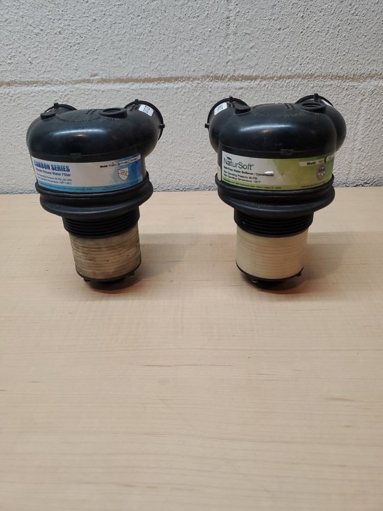 Water Softner And Carbon Tank Heads In And Out Pc600 And Ns3 Models
