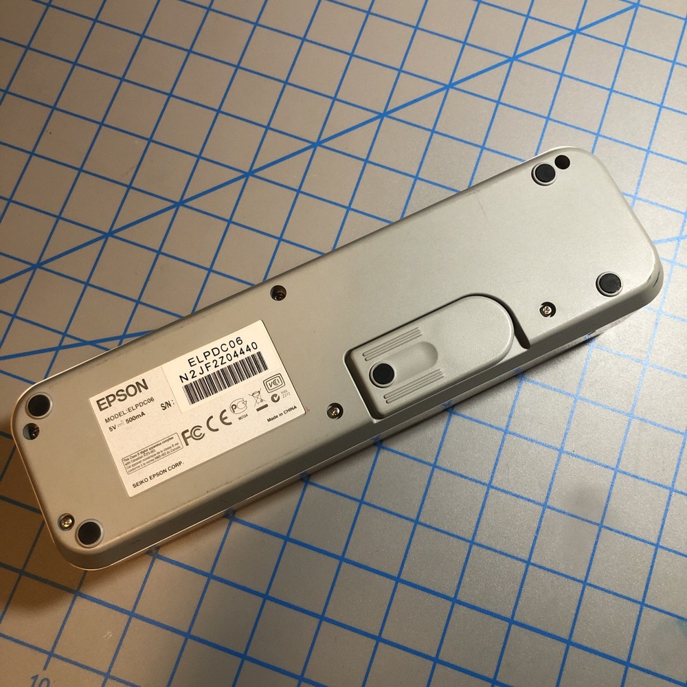 TESTED - Epson ELPDC06 Portable Compact Document Camera w/Case