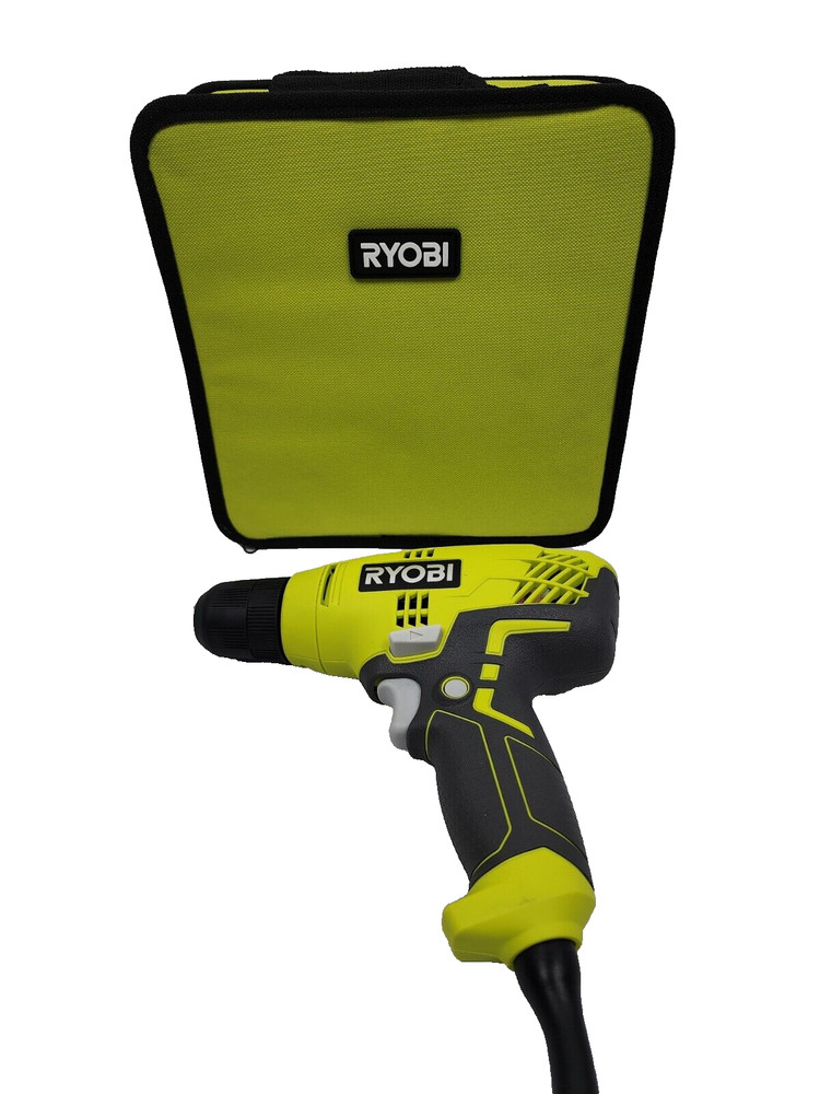 Ryobi D43K Variable Speed Drill With Keyless 3/8" Chuck & Tool Bag