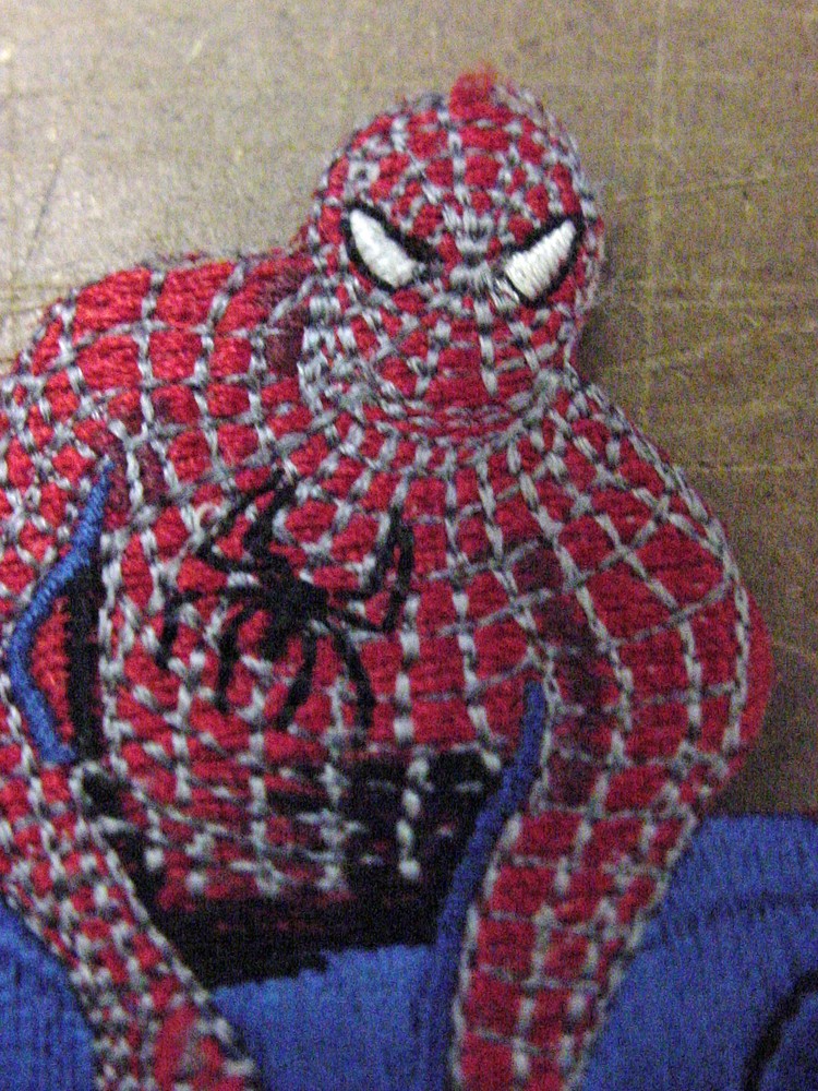 lot of 3 patch Embroidered SPIDERMAN, IRON ON Patch